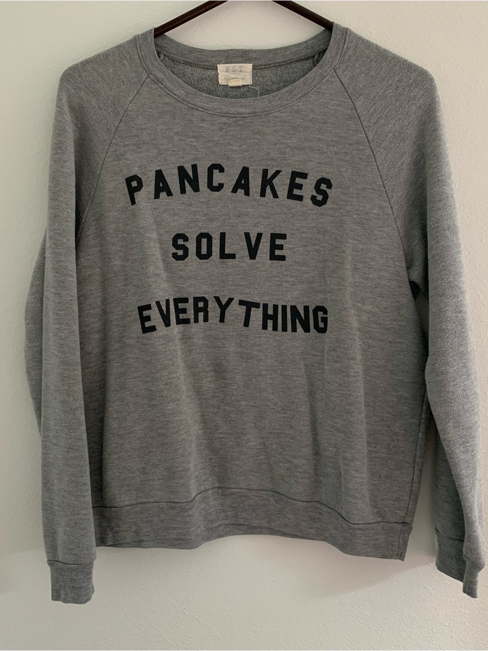 Project Social T “Pancakes Solve Everything” pullover